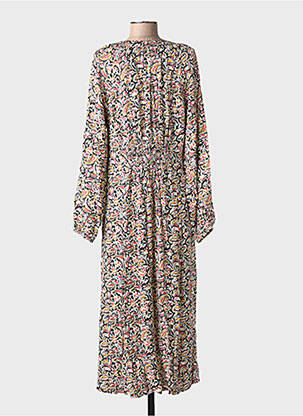 Robe longue manches longues manches longues noir C'EST BEAU LA VIE femme