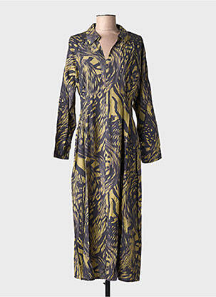 Robe longue manches longues manches longues vert VERO MODA femme