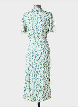 Robe longue manches courtes manches courtes vert COMPAÑIA FANTASTICA femme