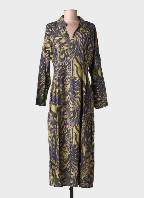 Robe longue manches longues manches longues vert VERO MODA femme