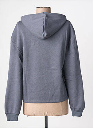 Pull col roulé coupe droite manches longues gris PIECES femme