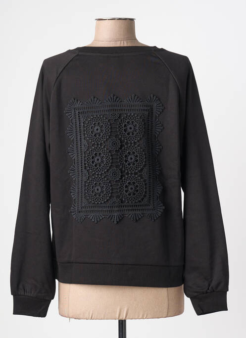 Sweat-shirt stretch manches longues noir VERO MODA femme