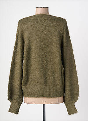 Pull col v manches longues vert VERO MODA femme