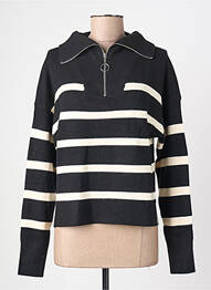 Pull stretch manches longues noir VERO MODA femme