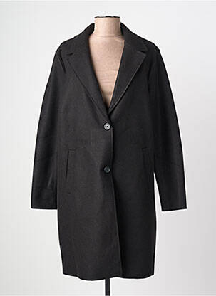 Manteau long coupe droite sans capuche noir VERO MODA femme