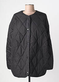 Doudoune manches longues sans capuche noir PIECES femme