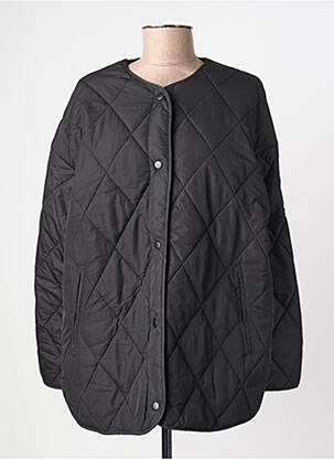 Doudoune manches longues sans capuche noir PIECES femme