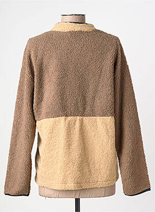 Sweat-shirt manches longues manches longues marron ATELIER EVÈNE femme