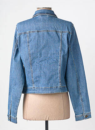 Veste casual col chemisier bleu PIECES femme