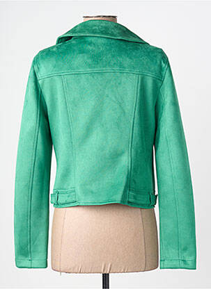 Veste casual tissage suedine vert VERO MODA femme