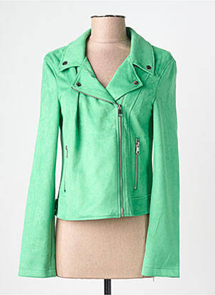 Veste casual tissage suedine vert VERO MODA femme