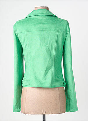 Veste casual tissage suedine vert VERO MODA femme