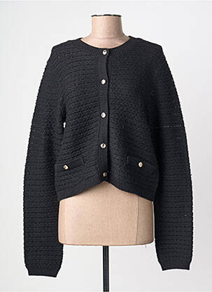 Gilet manches longues col rond noir VERO MODA femme
