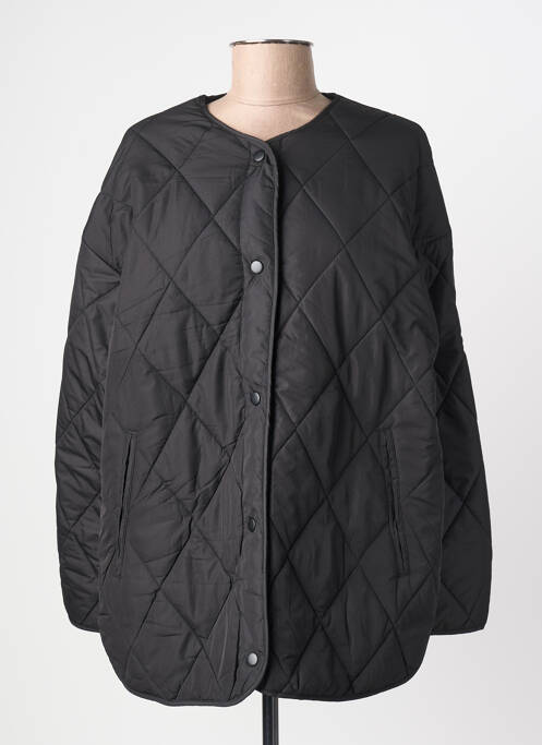 Doudoune manches longues sans capuche noir PIECES femme