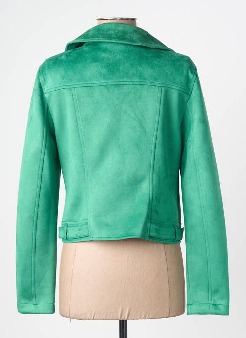 Veste casual tissage suedine vert VERO MODA femme