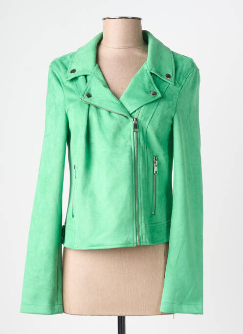 Veste casual tissage suedine vert VERO MODA femme