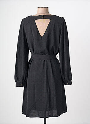 Robe mi-longue manches longues manches longues noir VERO MODA femme