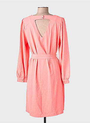Robe mi-longue manches longues manches longues orange VERO MODA femme