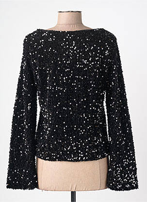 Top stretch manches longues noir VERO MODA femme