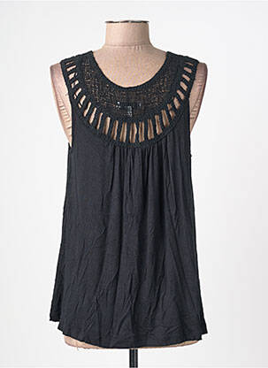 Top sans manche sans manche noir B.YOUNG femme