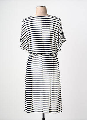 Robe mi-longue manches courtes manches courtes blanc VERO MODA femme