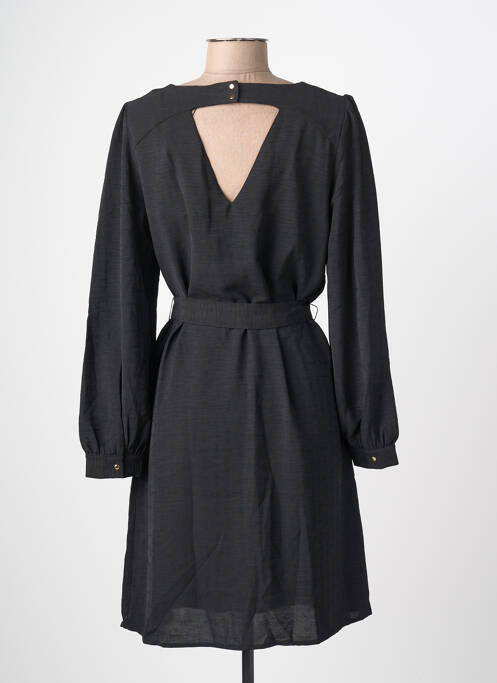 Robe mi-longue manches longues manches longues noir VERO MODA femme