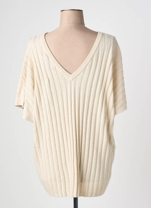 Top manches courtes manches courtes beige VERO MODA femme