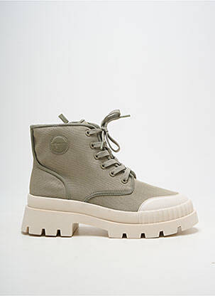 Bottines/boots talon bas talon de 4 à 6cm vert TAMARIS femme