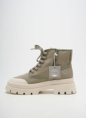 Bottines/boots talon bas talon de 4 à 6cm vert TAMARIS femme