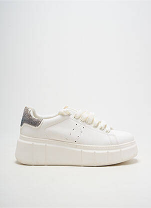 Baskets plateforme talon de 4 à 6cm blanc TAMARIS femme