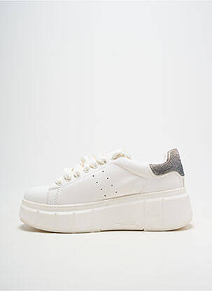 Baskets plateforme talon de 4 à 6cm blanc TAMARIS femme