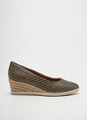Espadrilles type de semelle amortissante talon de 4 à 6cm noir TAMARIS femme