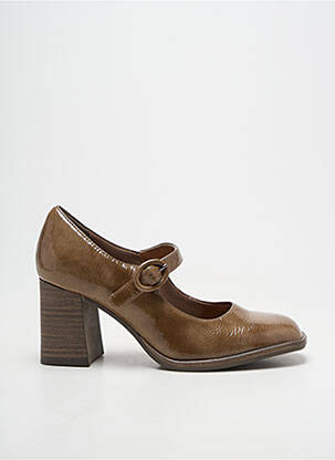 Escarpins fermeture boucle(s) talon de 7 à 9cm marron TAMARIS femme