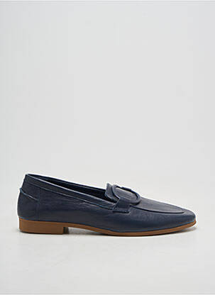 Mocassins chiquet talon plat jusqu'à 3cm bleu ANDREA CONTI femme