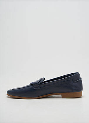 Mocassins chiquet talon plat jusqu'à 3cm bleu ANDREA CONTI femme
