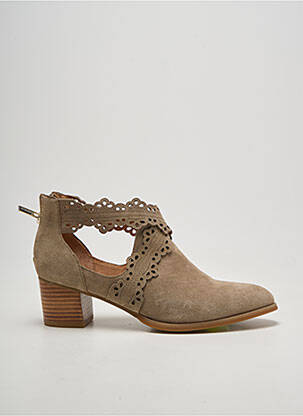 Bottines/boots talon bottier talon de 4 à 6cm gris MAM'ZELLE femme