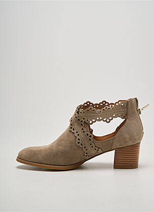 Bottines/boots talon bottier talon de 4 à 6cm gris MAM'ZELLE femme