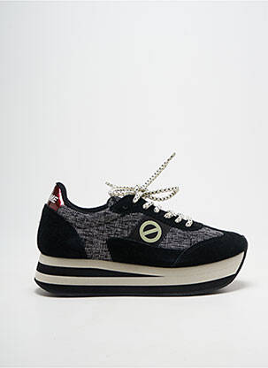 Baskets plateforme talon de 4 à 6cm noir NO NAME femme