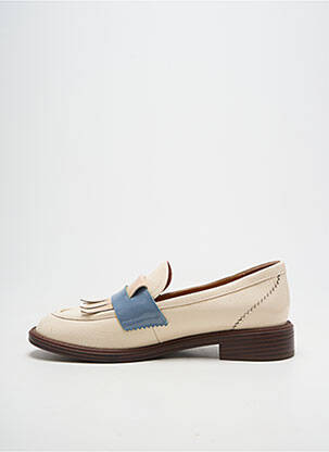 Mocassins matière lisse talon plat jusqu'à 3cm beige MAM'ZELLE femme