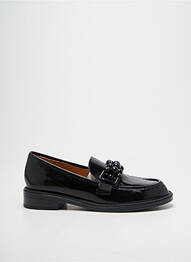Mocassins tissage satiné talon plat jusqu'à 3cm noir MAM'ZELLE femme