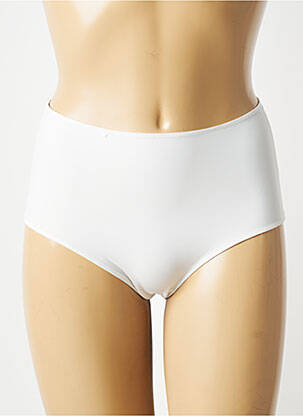 Culotte haute stretch blanc MAISON LEJABY femme