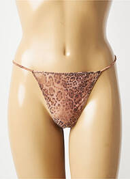 String stretch marron LOU femme