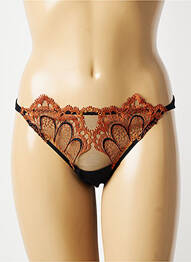 Tanga stretch orange AMBRA femme
