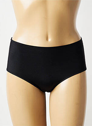 Shorty tissage satiné noir MAISON LEJABY femme