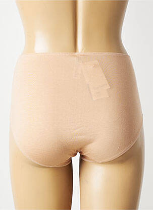 Culotte haute stretch beige fonce BARBARA femme