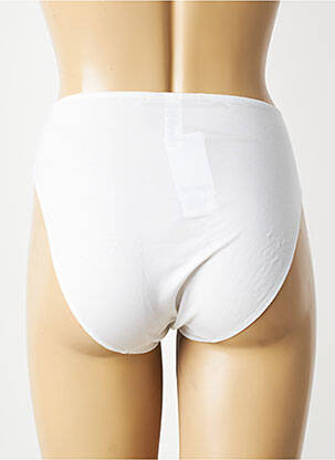 Culotte haute stretch blanc BARBARA femme