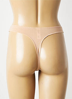 Tanga stretch beige BARBARA femme