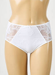Culotte haute tissage satiné blanc CONTURELLE femme