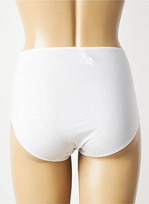 Culotte haute stretch blanc BARBARA femme