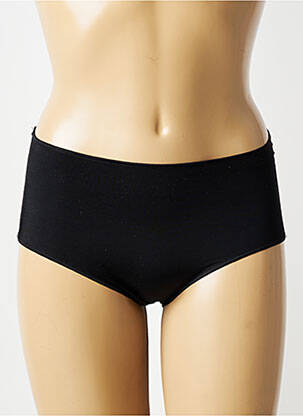Shorty tissage satiné noir MAISON LEJABY femme